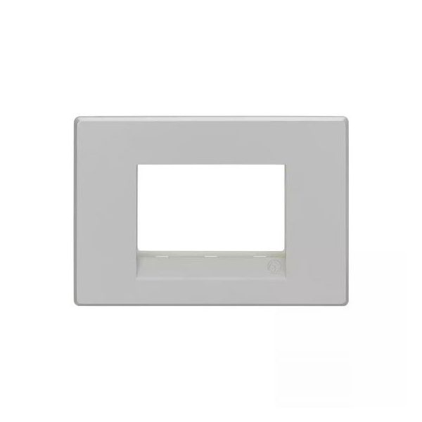 englaze 3 module plate M Silver L T CB92103FS01 englaze3moduleplatemsilver cb92103fs01 front
