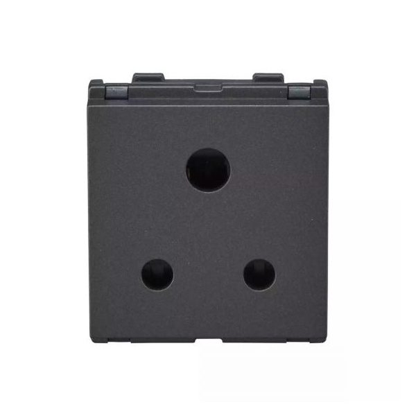 englaze 3 Pin Socket 6A with ISI- M Grey 2M L T CB92602CM06 englaze3pinsocket6awithisi mountaingrey cb92602cm06 front