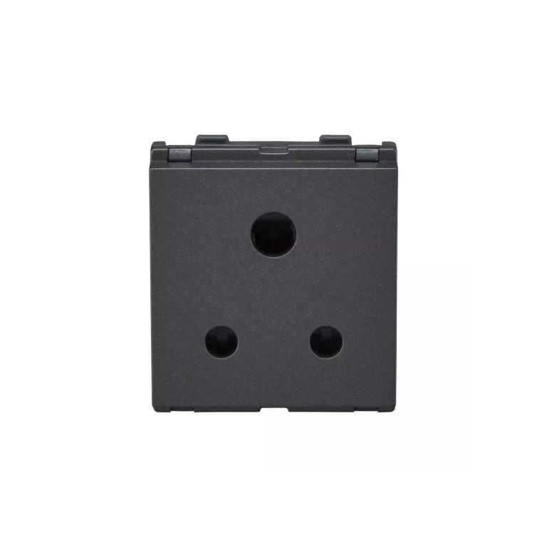 englaze 3 Pin Socket 6A with ISI- M Grey 2M L T CB92602CM06 englaze3pinsocket6awithisi mountaingrey cb92602cm06 front