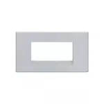 englaze 4 module plate M Silver L T CB92104FS01 englaze4moduleplatemsilver cb92104fs01 front