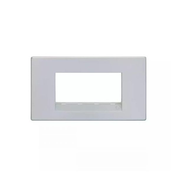 englaze 4 module plate M Silver L T CB92104FS01 englaze4moduleplatemsilver cb92104fs01 front