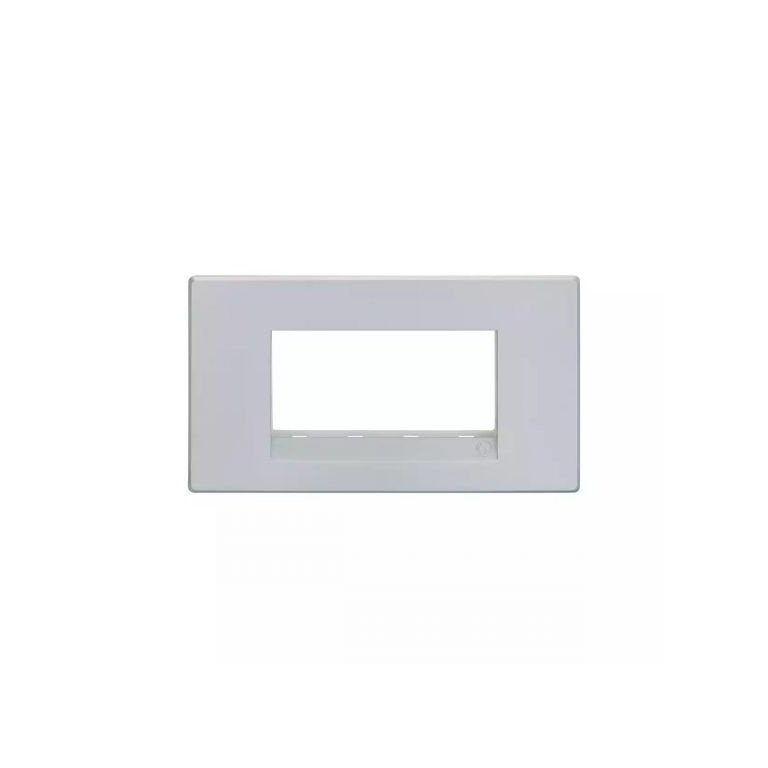 englaze 4 module plate M Silver L T CB92104FS01 englaze4moduleplatemsilver cb92104fs01 front