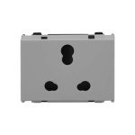englaze 6A 16A 3pin combi Socket with ISI 3M L T CB92303CW16 englaze6a 16a3pincombisocket3mwithisi cb92303cw16 front