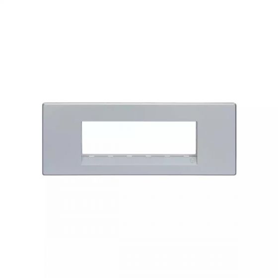 englaze6moduleplatemsilver_cb92106fs01_front.jpg englaze 6 module plate M Silver L T CB92106FS01 englaze6moduleplatemsilver cb92106fs01 front