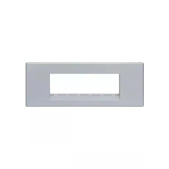 englaze6moduleplatemsilver_cb92106fs01_front.jpg englaze 6 module plate M Silver L T CB92106FS01 englaze6moduleplatemsilver cb92106fs01 front