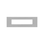 englaze 8 M Metal plate Horztl B Silver L T CB92108FS03 englaze8mmetalplatehorztlbsilver cb92108fs03 front