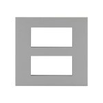 englaze 8 M Metal plate Square B Silver L T CB92208FS03 englaze8mmetalplatesquarebsilver cb92208fs03 front