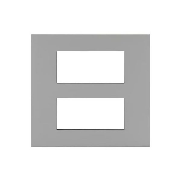 englaze 8 M Metal plate Square B Silver L T CB92208FS03 englaze8mmetalplatesquarebsilver cb92208fs03 front
