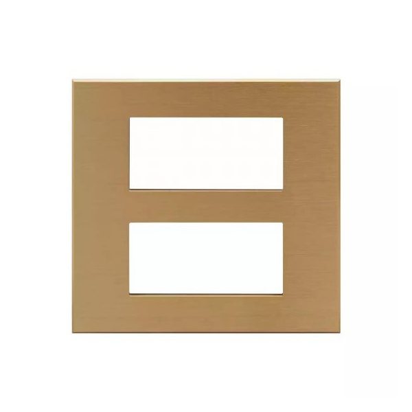 englaze 8 M Metal plate Square M Gold L T CB92208FG03 englaze8mmetalplatesquaremgold cb92208fg03 front