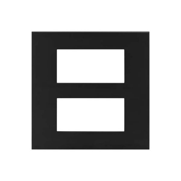 englaze 8 M Metal plate Square S Black L T CB92208FB03 englaze8mmetalplatesquaresblack cb92208fb03 front
