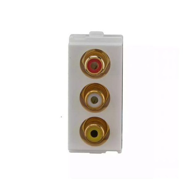 englaze RCA connector 1M L T CB92201TW00 englazercaconnector1m cb92201tw00 front