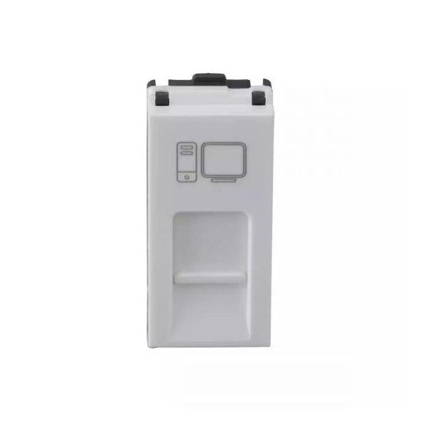 englaze RJ 45 Cat 6 shuttered 1M L T CB92201TW45 englazerj45cat6shuttered1m cb92201tw45 front