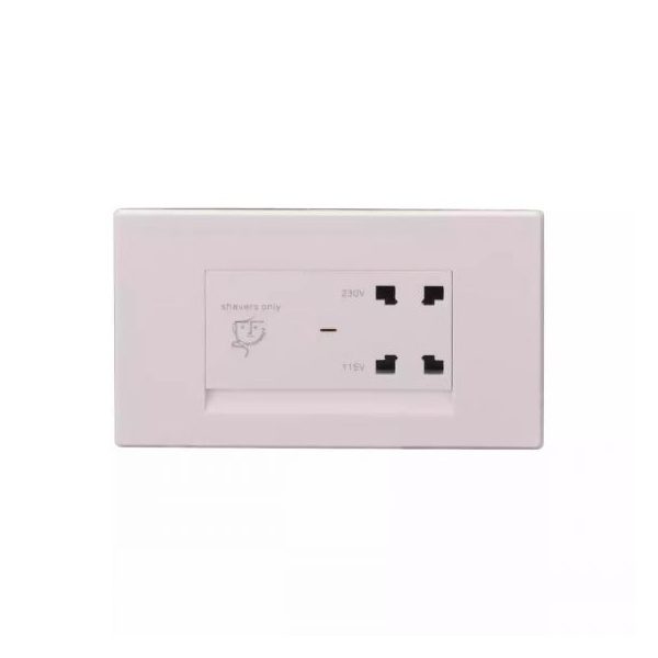 englaze Shaver socket 4M L T CB92104HW10 englazeshaversocket4m cb92104hw10 front