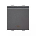 englaze Switch 20A 1 Way ind M Grey 2M L T CB92302SM20 englazeswitch16a1 wayindmgrey cb92302sm16 front