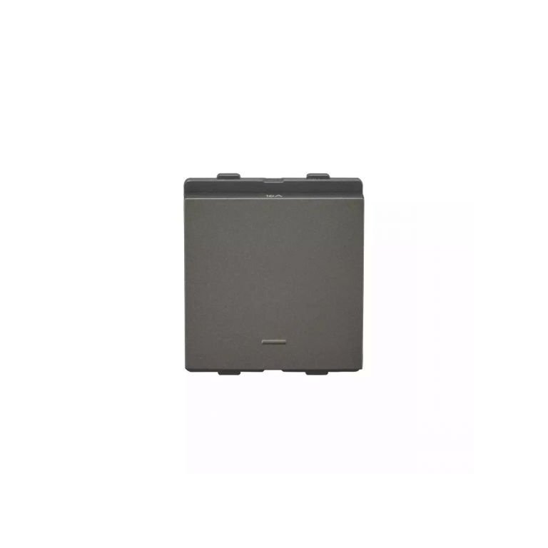englaze Switch 20 A 1 Way M Grey 2M L T CB92102SM20 englazeswitch16a1 waymgrey cb92102sm16 front