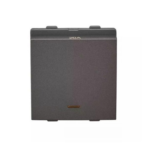 englaze Switch 20A DP ind M Grey 2M L T CB92402SM20 englazeswitch20adpindmgrey cb92402sm20 front