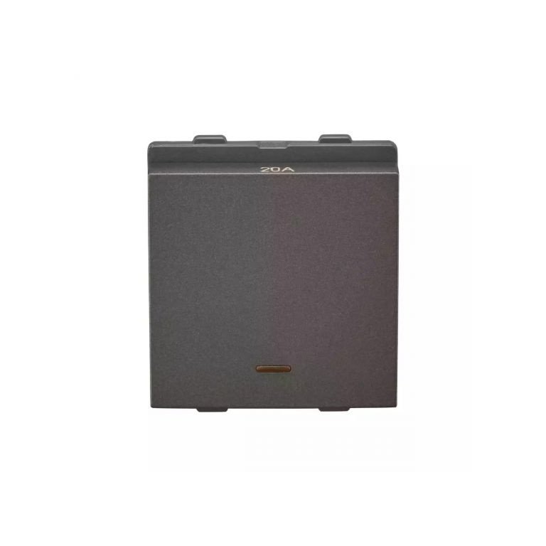 englaze Switch 20A DP ind M Grey 2M L T CB92402SM20 englazeswitch20adpindmgrey cb92402sm20 front