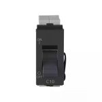 entice 10A SP Mini MCB 3 kA C Grey L T CB91101KG10 entice10aspminimcb3kacgrey cb91101kg10 front
