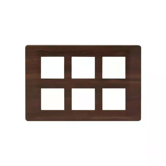 entice12moduleplate-darkchocolatewood_cb91112fl12_front.jpg entice 12 module plate- Dark Chocolate Wood L T CB91112FL12 entice12moduleplate darkchocolatewood cb91112fl12 front