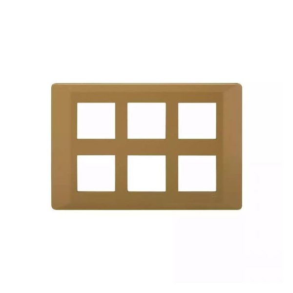 entice 12 module plate- Gold Rush L T CB91112FU11 entice12moduleplate goldrush cb91112fu11 front