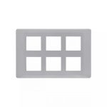 entice 12 module plate- Ice Silver L T CB91112FI11 entice12moduleplate icesilver cb91112fi11 front