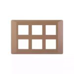 entice 12 module plate- Rose Gold L T CB91112FL11 entice12moduleplate rosegold cb91112fl11 front