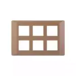 entice 12 module plate- Rose Gold L T CB91112FL11 entice12moduleplate rosegold cb91112fl11 front