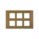 entice 12 module plate- Rustic Gold L T CB91112FR11 entice12moduleplate rusticgold cb91112fr11 front