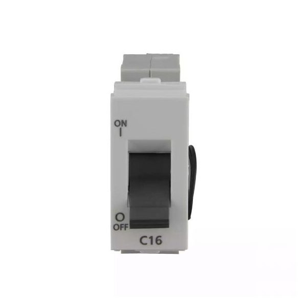entice 16A SP Mini MCB 3 kA White L T CB91101KW16 entice16aspminimcb3ka cb91101kw16 frint