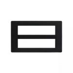 entice 16 module plate- Black Beauty L T CB91116FB11 entice16moduleplate blackbeauty cb91116fb11 front