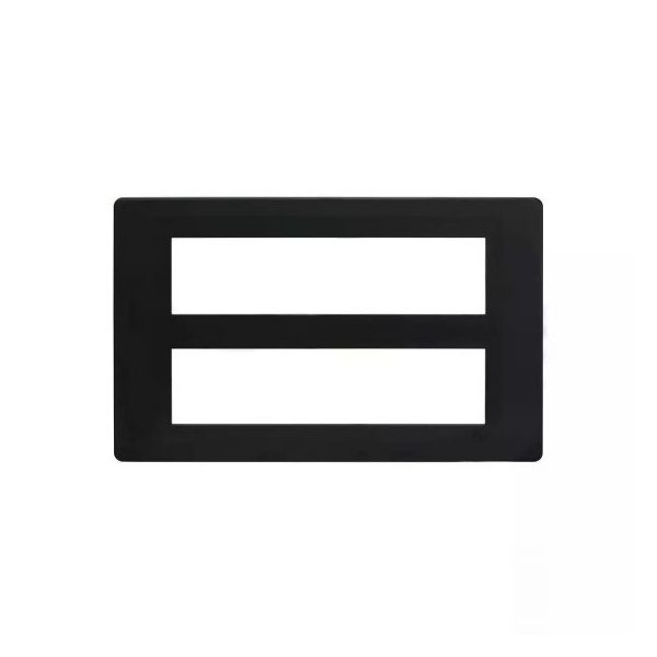 entice 16 module plate- Black Beauty L T CB91116FB11 entice16moduleplate blackbeauty cb91116fb11 front
