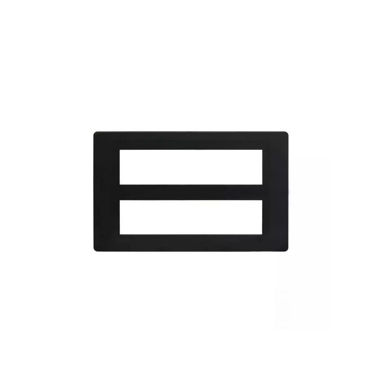 entice 16 module plate- Black Beauty L T CB91116FB11 entice16moduleplate blackbeauty cb91116fb11 front