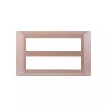 entice 16 module plate- Rose Gold L T CB91116FL11 entice16moduleplate rosegold cb91116fl11 front