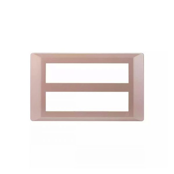 entice 16 module plate- Rose Gold L T CB91116FL11 entice16moduleplate rosegold cb91116fl11 front