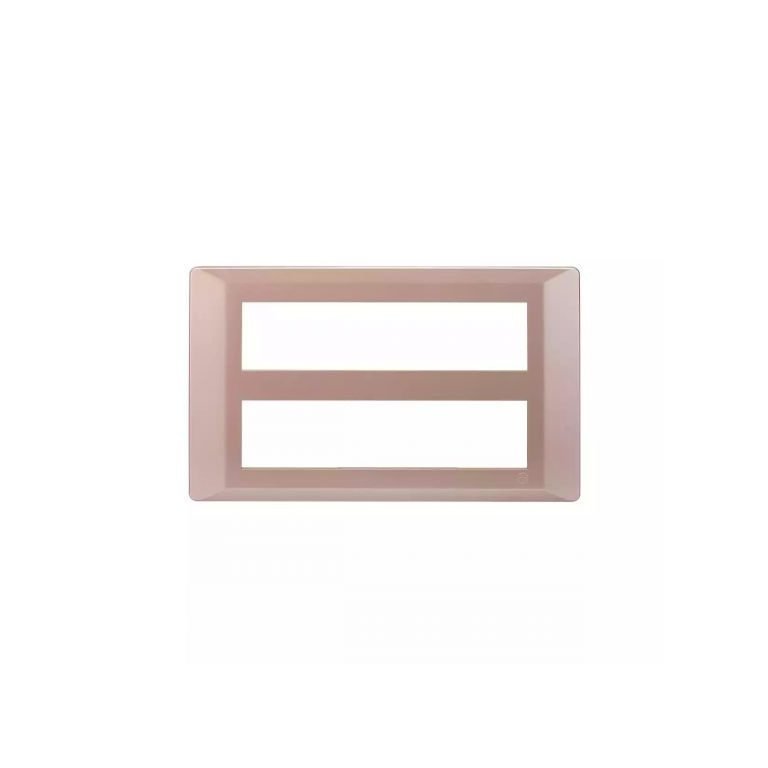 entice 16 module plate- Rose Gold L T CB91116FL11 entice16moduleplate rosegold cb91116fl11 front