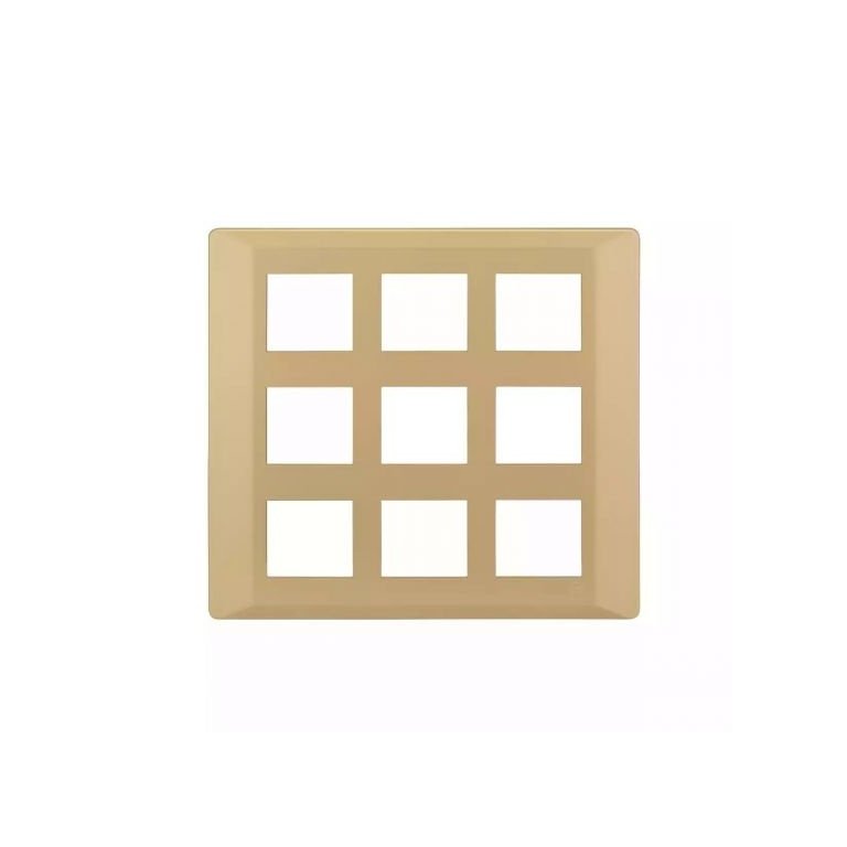 entice 18 module plate- Gold Rush L T CB91118FU11 entice18moduleplate goldrush cb91118fu11 front