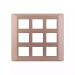 entice 18 module plate- Rose Gold L T CB91118FL11 entice18moduleplate rosegold cb91118fl11 front