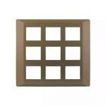 entice 18 module plate- Rustic Gold L T CB91118FR11 entice18moduleplate rusticgold cb91118fr11 front