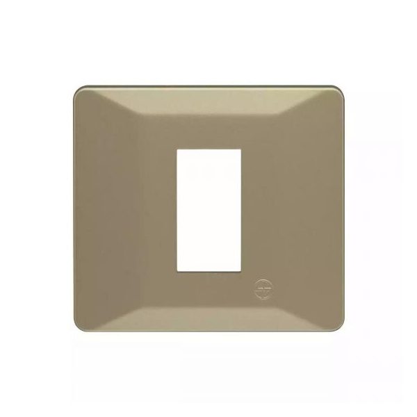 entice 1 module plate- Gold Rush L T CB91101FU11 entice1moduleplate goldrush cb91101fu11 front