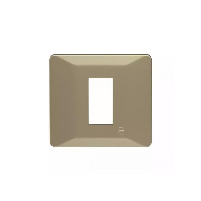 entice 1 module plate- Gold Rush L T CB91101FU11 entice1moduleplate goldrush cb91101fu11 front
