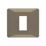 entice 1 module plate- Rustic Gold L T CB91101FR11 entice1moduleplate rusticgold cb91101fr11 front