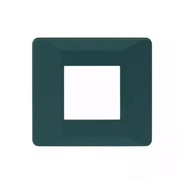 entice 2 module plate- Bottle Green L T CB91102FD11 entice2moduleplate bottlegreen cb91102fd11 front