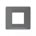 entice 2 module plate- Eco Grey L T CB91102FE11 entice2moduleplate ecogrey cb91102fe11 front