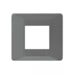 entice 2 module plate- Eco Grey L T CB91102FE11 entice2moduleplate ecogrey cb91102fe11 front