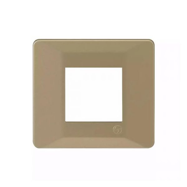 entice 2 module plate- Gold Rush L T CB91102FU11 entice2moduleplate goldrush cb91102fu11 front