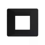 entice 2 module plate- Ice Silver L T CB91102FI11 entice2moduleplate iceblack cb91102fi11 front