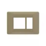 entice 3 module plate- Gold Rush L T CB91103FU11 entice3moduleplate goldrush cb91103fu11 front