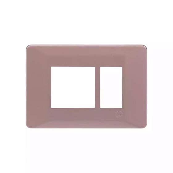 entice3moduleplate-rosegold_cb91103fl11_front.jpg entice 3 module plate- Rose Gold L T CB91103FL11 entice3moduleplate rosegold cb91103fl11 front