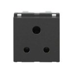 entice 3 Pin Socket 6A with ISI Cha Grey L T CB91602CG06 entice3pinsocket6awithisi charcoalgrey cb91602cg06 front