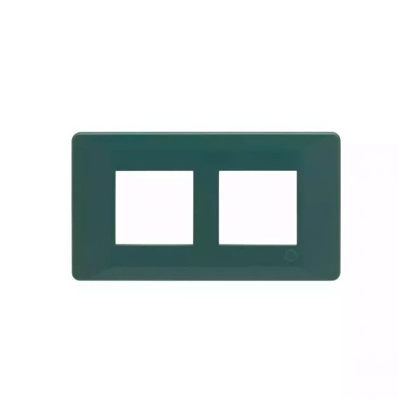 entice 4 module plate- Bottle Green L T CB91104FD11 entice4moduleplate bottlegreen cb91104fd11 front